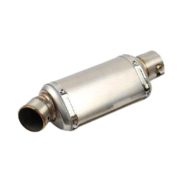 Silencieux Moto Universel Vintage Chrome Court